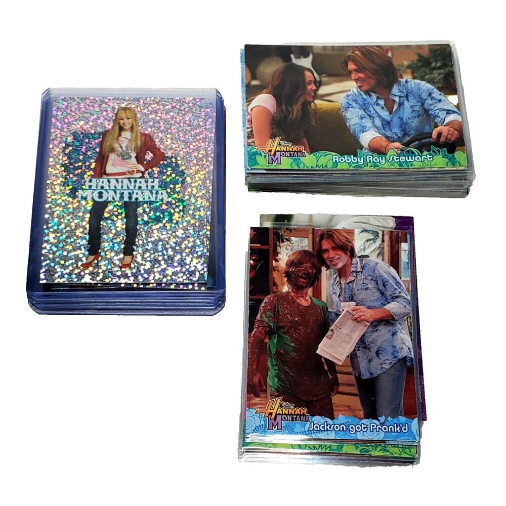 2008 Topps Hannah Montana Disney Trading Card Lot 40+ Base & Foil Pink Pop